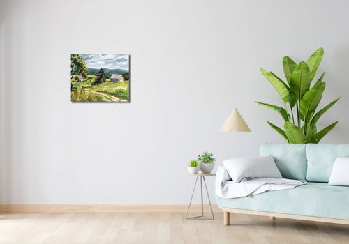 Obraz 50x40cm Bujna Wieś na Arena.pl