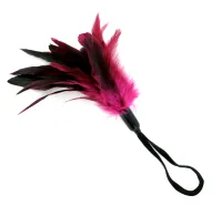 sportsheets pleasure feather rose - piorko ozdobne z pętelką rożowe