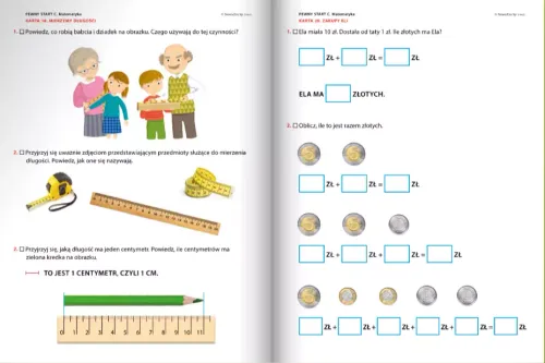 Pewny start. Poziom C. Matematyka. Karty pracy na Arena.pl