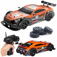 Samochód Zdalnie Sterowany RC Auto Na Pilota Duży Do Driftu Led Dym 4x4 GTR