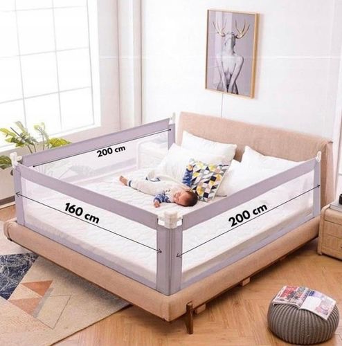 Barierka ochronna na łóżku 200*160cm. 3 strony .Lapchu na Arena.pl