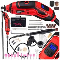 MINI SZLIFIERKA FREZARKA WIELOFUNKCYJNA 230W STOJAK + AKCESORIA ZESTAW