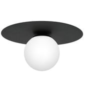 PLAFON LAMPA SUFITOWA LUMINEX FLAT 3308 CZARNY