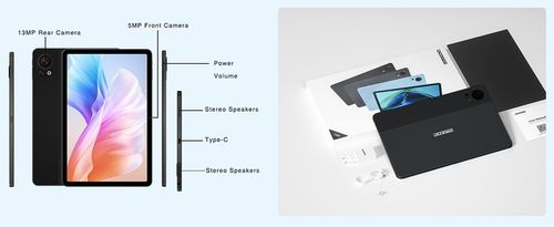 DOOGEE T30SE Tablet 11" 2.4K 9GB/128GB Android 14 WIFI SIM Hi-Res 8580mAh na Arena.pl