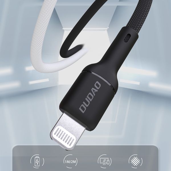 Kabel przewód USB-C - iPhone Lightning 30W 2m - czarny zdjęcie 4