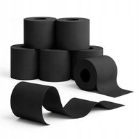 EKSKLUZYWNY Czarny Papier Toaletowy Renova Zapachowy 16m 3-Warstwy 6 Rolek