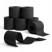 EKSKLUZYWNY Czarny Papier Toaletowy Renova Zapachowy 16m 3-Warstwy 6 Rolek