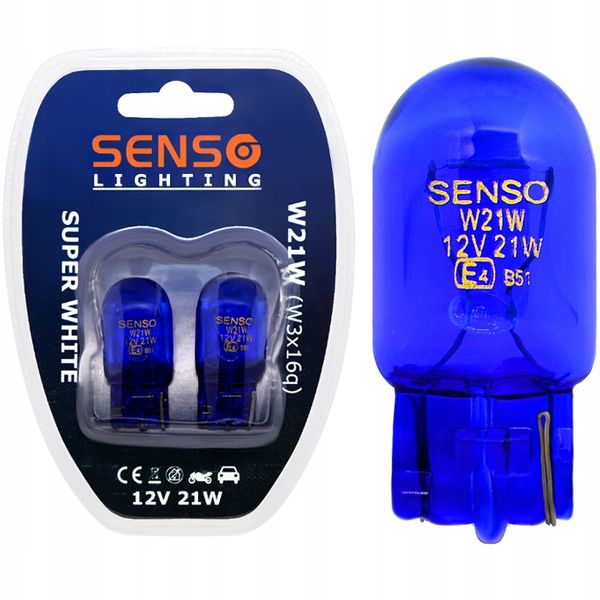 SENSO W21W 12V SUPER WHITE zdjęcie 1