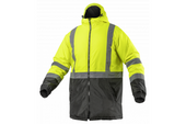 Leda Kurtka Robocza Zimowa Ostrzegawcza Parka Ocieplana Żółta - Xl