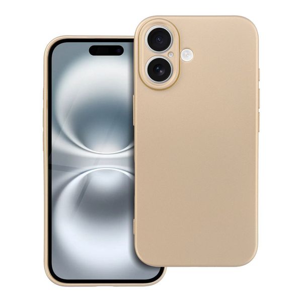 Futerał METALLIC do IPHONE 16 złoty zdjęcie 1