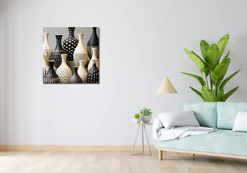 Obraz 70x70cm Kontrast i Harmonia zdjęcie 2