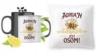 Dla Adriana Zestaw Kubek Magiczny + Poduszka Z Nadrukiem Ze Zdjęciem