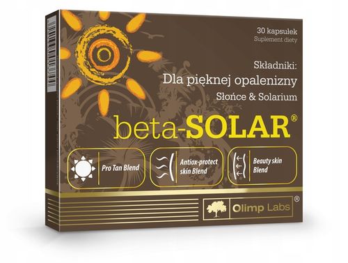 OLIMP BETA SOLAR 2x30kaps PIĘKNA ZDROWA OPALENIZNA na Arena.pl