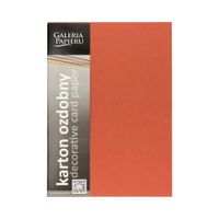 KARTON OZDOBNY KRAFT CZERWONY 20SZT 270G 204428 GALERIA PAPIERU