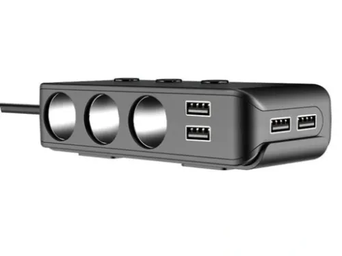 ROZDZIELACZ GNIAZDA ZAPALNICZKI 12-24V 4xUSB QC PD na Arena.pl