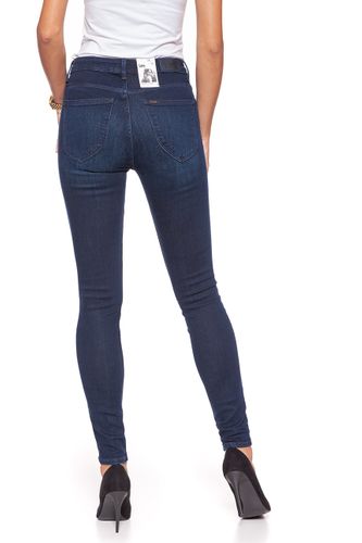 SPODNIE DAMSKIE LEE SCARLETT HIGH MIDNIGHT WORN L626KJMA W24 L31 na Arena.pl