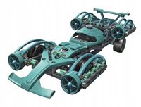 2X Clementoni Naukowa zabawa Laboratorium Mechaniki Samochód Supersonic 8+
