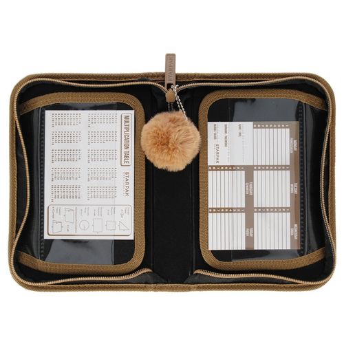 TORNISTER SZKOLNY PLECAK DLA DZIEWCZYNKI KOTEK CZARNY ZŁOTY WOREK PIÓRNIK na Arena.pl