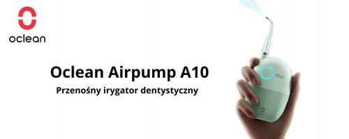 Irygator dentystyczny OCLEAN Airpump A10 Biały na Arena.pl
