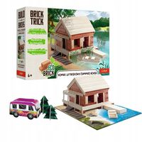 BRICK TRICK DOMEK LETNISKOWY KAMPER KLOCKI CERAMICZNE BUDUJ Z CEGŁY 120 EL