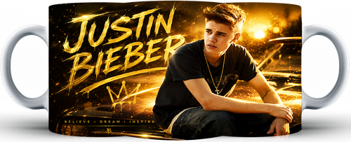 Kubek ceramiczny Justin Bieber na Arena.pl