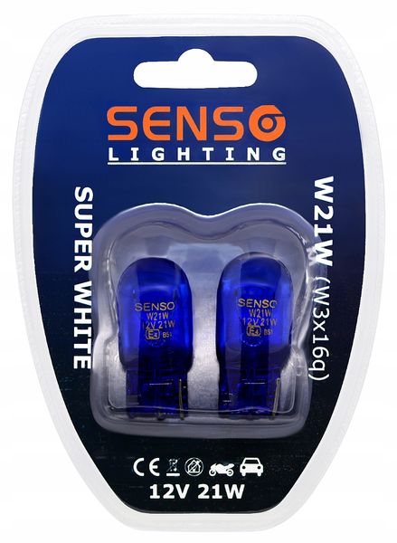 SENSO W21W 12V SUPER WHITE zdjęcie 3