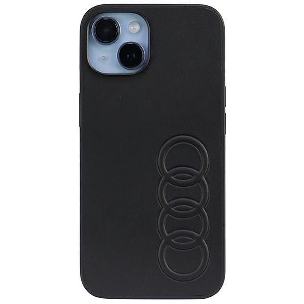 Etui Audi do iPhone 15, iPhone 14, iPhone 13, Czarny zdjęcie 1