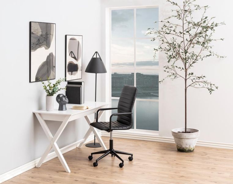 Fotel biurowy Winslow czarny/czarny zdjęcie 4