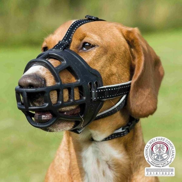 Trixie Kaganiec Muzzle Flex silikonowy M–L czarny zdjęcie 4