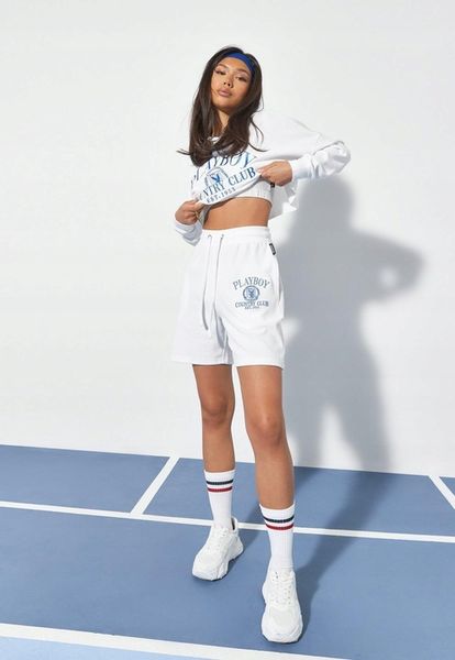 MISSGUIDED BIAŁE SPODENKI HAFT PLAYBOY (34) zdjęcie 3