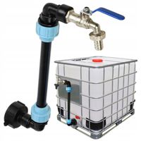 Kran Do Mauzera 3/4 Wysoki Kran Do Zbiornika Deszczowki Beczki Odplywowy