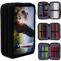 PIÓRNIK SZKOLNY TRZYKOMOROWY POTRÓJNY FOOTBALL PIŁKA NOŻNA DLA CHŁOPCA