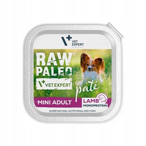 Mokra karma dla psów dorosłych małych ras jagnięcina Raw Paleo Pate 12x150g na Arena.pl