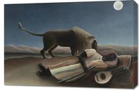 Obraz 90x60cm  The Sleeping Gypsy, Rousseau Vintage do Salonu