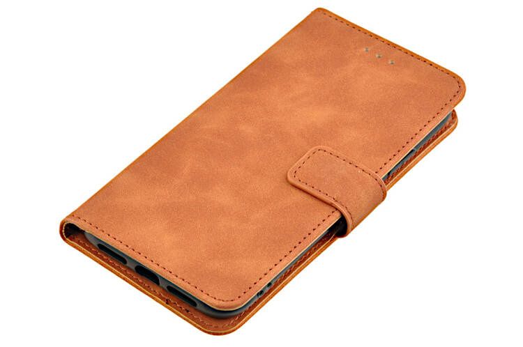 Etui portfel Tender do Apple iPhone 13 brązowy zdjęcie 2