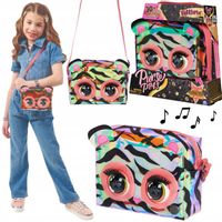 PURSE PETS PURRISMA ZEBRA TOREBKA INTERAKTYWNA Z OCZAMI I DŹWIĘKIEM