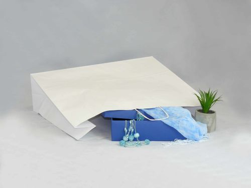 Torba papierowa biała 54 x 15 x 46 cm na Arena.pl