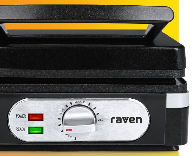 MOCNA Gofrownica RAVEN EG004BX 2 chrupiące gofry zdjęcie 16