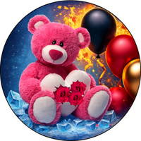 Opłatek na tort Miś Misiu Misiek Urodziny Chrzest  Roczek