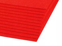 Filc dekoracyjny 20x30 cm 2szt czerwony