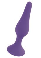 korek analny silikonowy boss fioletowy 15,5 cm