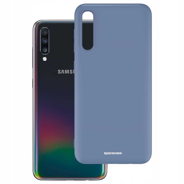 Spacecase Silicone Case Galaxy A70 Blue zdjęcie 2