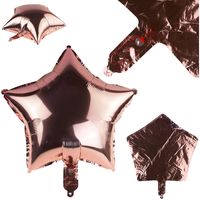 BALON FOLIOWY GWIAZDKA RÓŻOWA URODZINY GWIAZDA