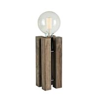 Ekologiczna lampa stojąca Lodge 108757 Markslojd na stół drewniana