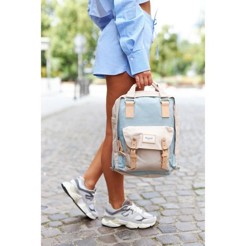 plecak w odcieniach beżu i niebieskiego na laptopa - himawari na Arena.pl