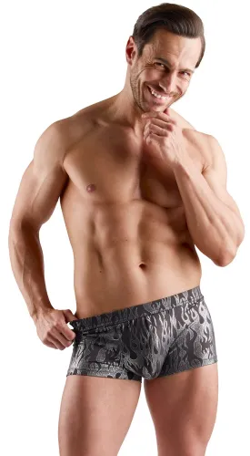 svenjoyment męskie bokserki 3xl metaliczny srebrny wzor stretch na Arena.pl