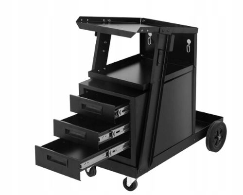 Wózek spawalniczy DO SPAWAREK Z PÓŁKĄ NA BUTLE STABILNY MIG MAG MMA TIG na Arena.pl