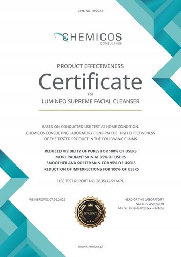 LUMINEO naturalna pianka żel oczyszczający do szczoteczki każda cera 100 ml na Arena.pl