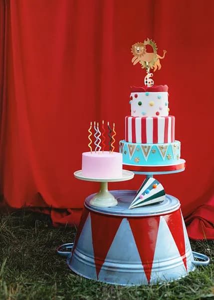 Topper na tort Lew Cyrkowy zdjęcie 2