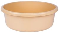 Miska okrągła kuchenna łazienkowa tworzywo VICKY 20 l 46 cm beżowa